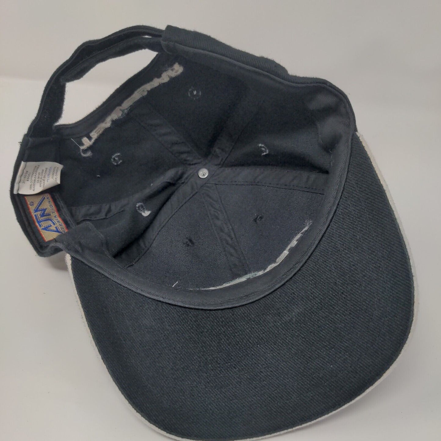 Teal Cedar Strapback Hat Black Adjustable Embroidered AJM International