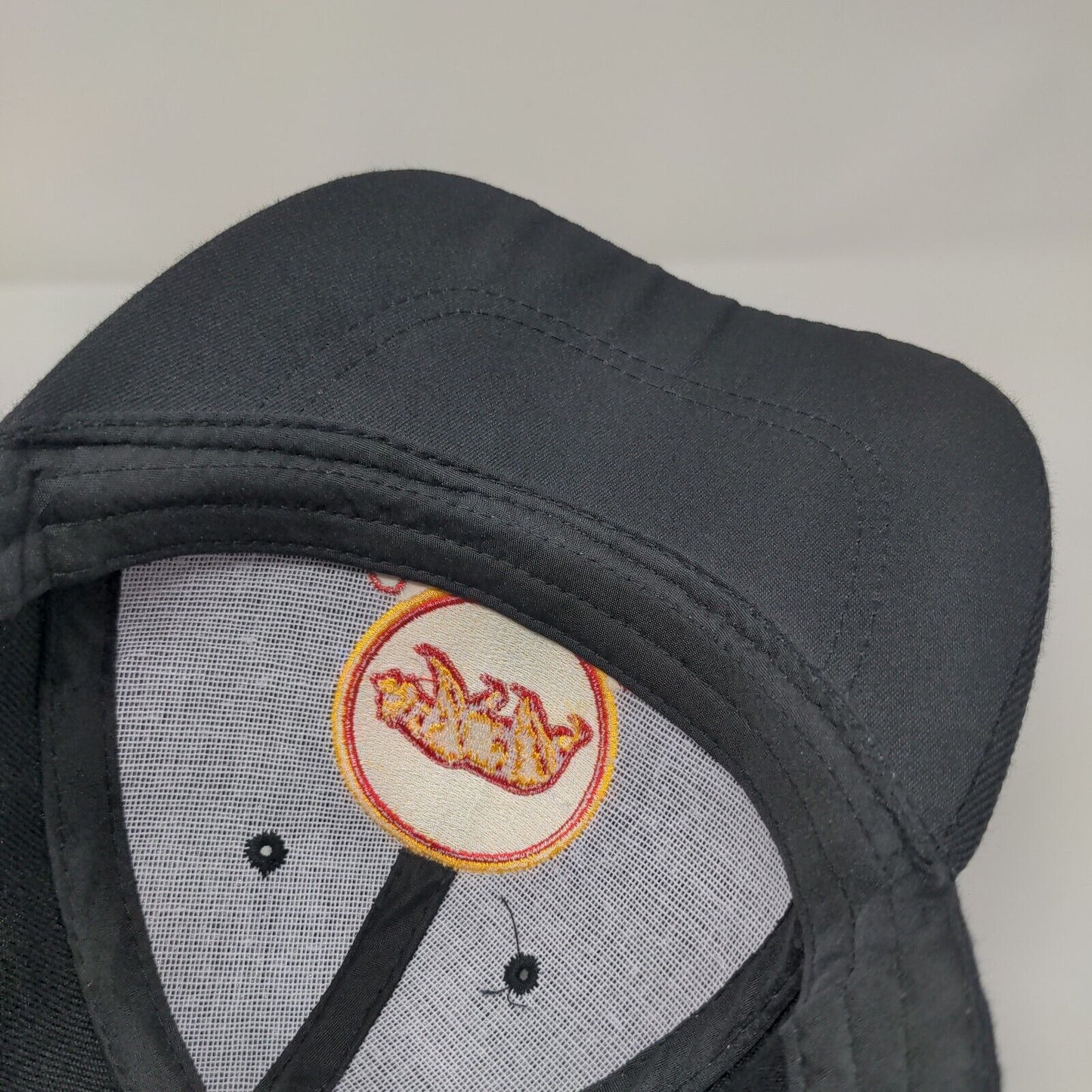 California Republic Strtapback Hat Black One Size Adjustable Embroidered Lanza