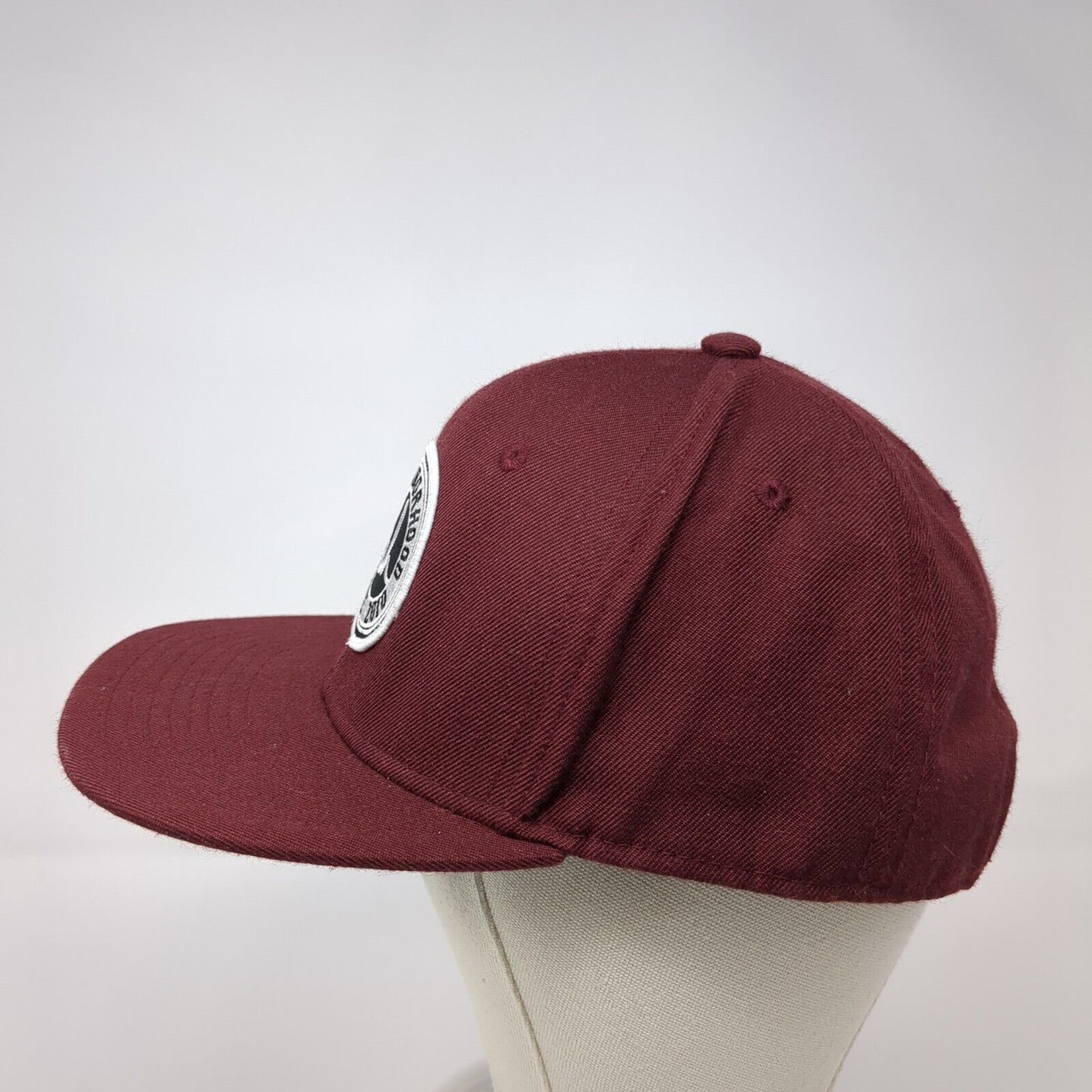 The Nayborhood Patch Snapback Hat Red One Size Adjustable AS Colour