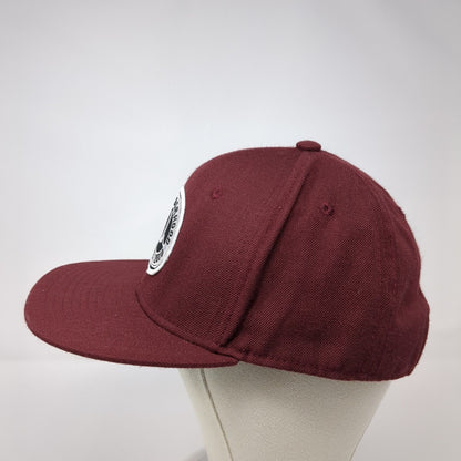 The Nayborhood Patch Snapback Hat Red One Size Adjustable AS Colour