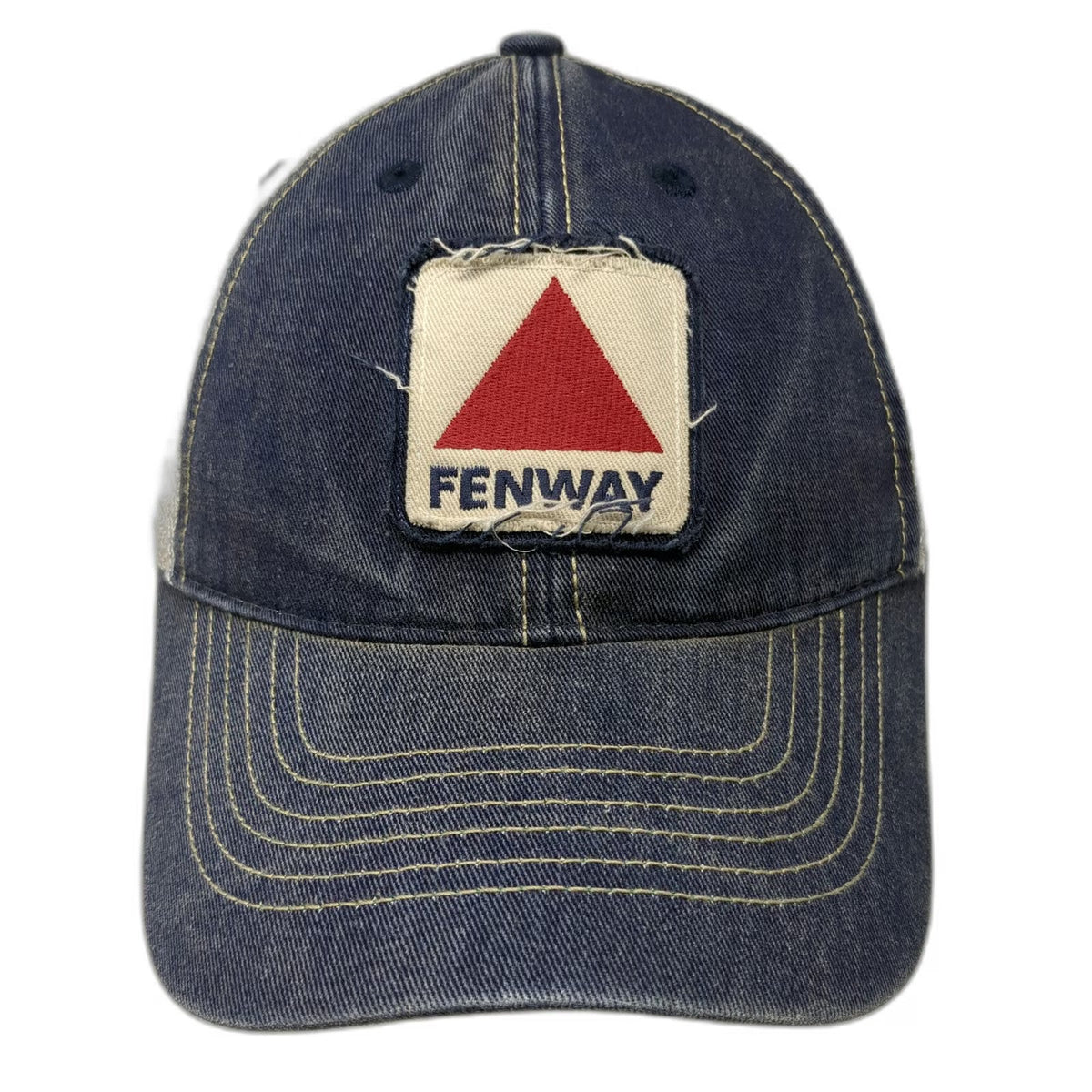 Legacy Trucker Hat Blue One Size Snapback Mesh Back Cotton Patch Fenway Logo