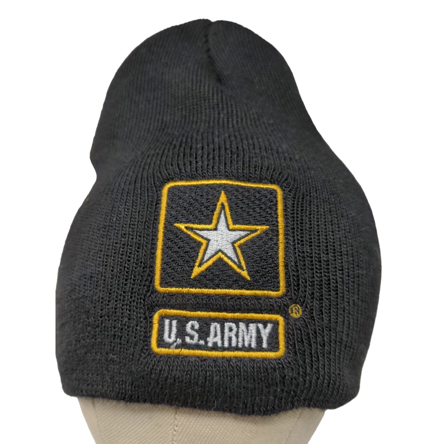 GoArmy US Army Hat Strapback Adjustable Black Embroidered Logo Star Made USA