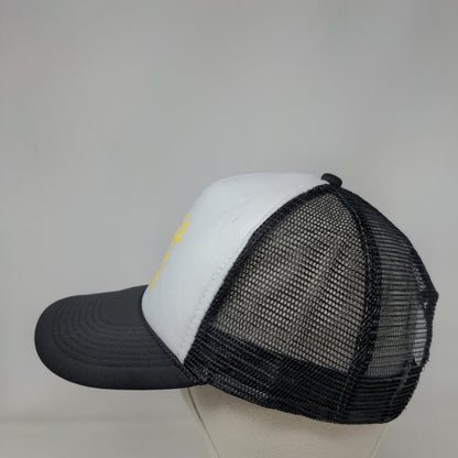 Know It All Camino Snapback Mesh Back Rope Trucker Hat Black One Size Nissin