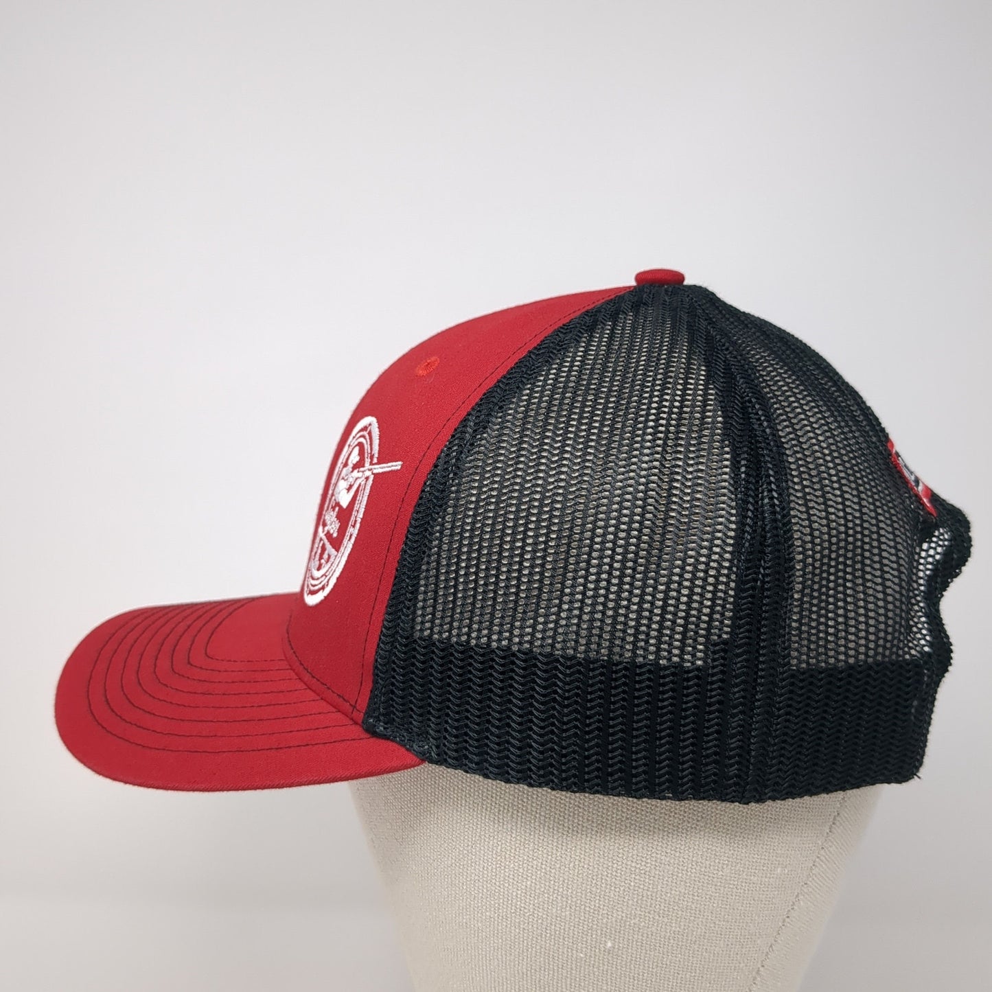 Sigler Totaline Trucker Hat Red One Size Adjustable Mesh Back Richardson