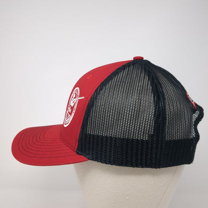 Sigler Totaline Trucker Hat Red One Size Adjustable Mesh Back Richardson