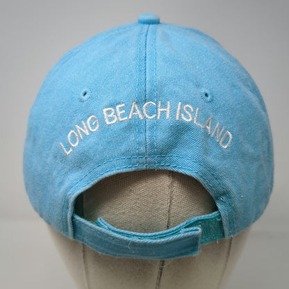 Triangle Baseball Cap Blue One Size Long Beach Island Anchor Strapback Surf Hat