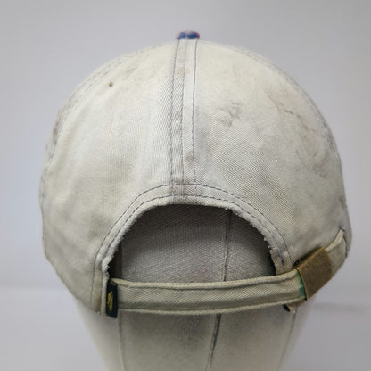 Benny Gold Baseball Cap Beige OSFM Tie-Dye Brim Slideback Flat Bill Patch Hat
