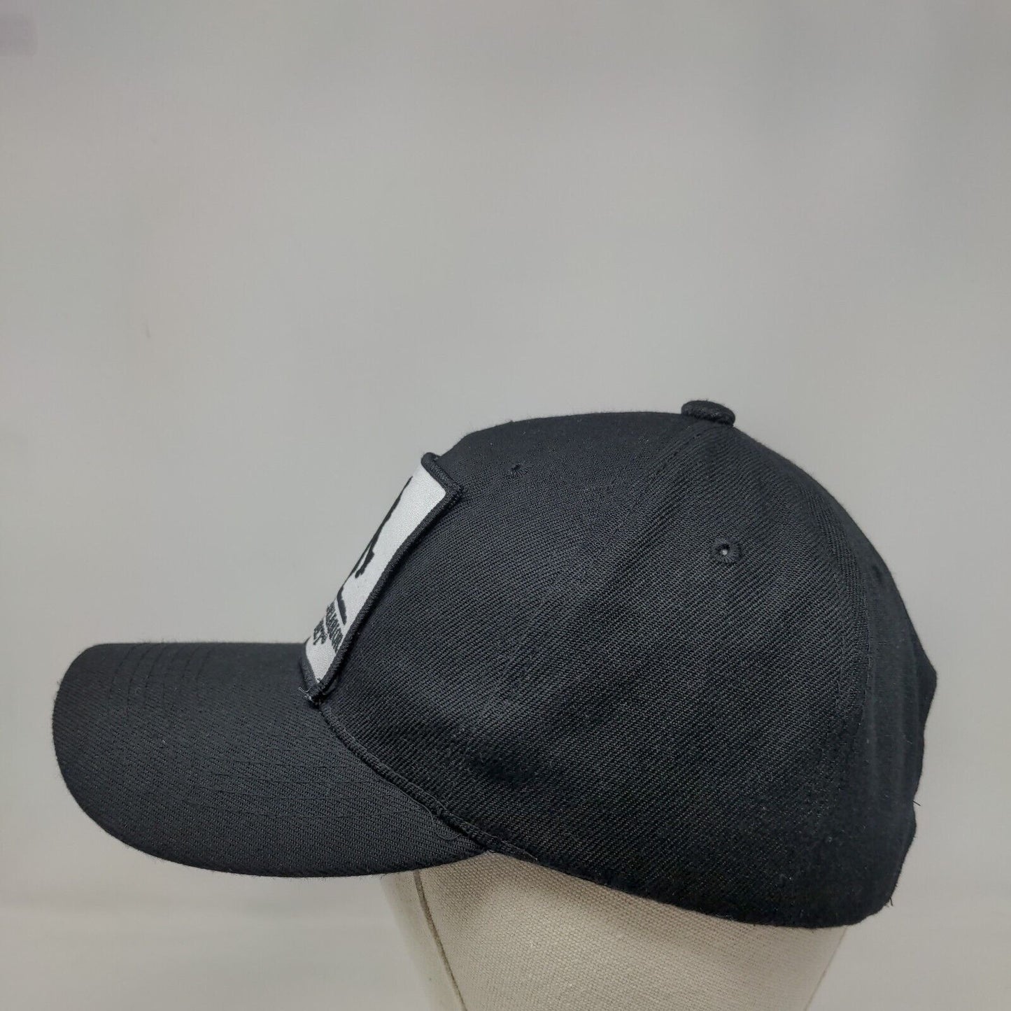 Wounded Warrior Project Patch Strapback Hat Black OSFM Vent Holes