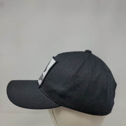 Wounded Warrior Project Patch Strapback Hat Black OSFM Vent Holes