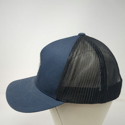 Vissla Trucker Hat Blue One Size Mesh Back Snapback Graphic Surf Wave Patch