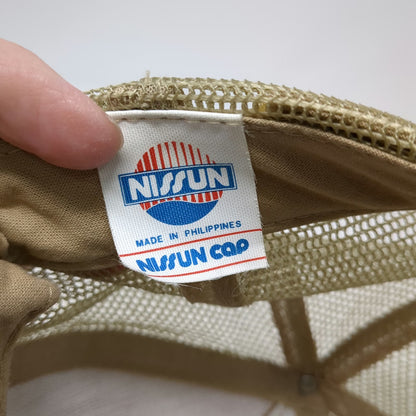 Nissun Cap Trucker Hat Beige One Size Huckstep House Movers Boise Idaho Rope