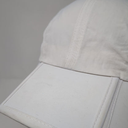 Bassdash Strapback Hat White One Size Adjustable Laser Cut Perforated