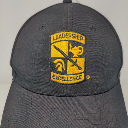 Leadership Excellence Strapback Hat Black OSFA Embroidered 6 Panel