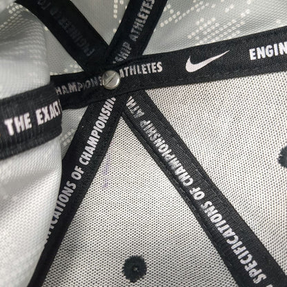 Nike Snapback Black Gray One Size Flat Brim Dri-FIT Digital Camo Embroidered Hat