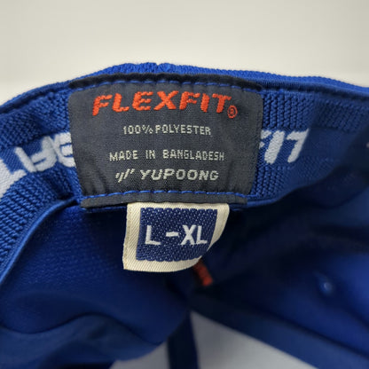 Flexfit Baseball Cap Blue XL Constant Contact Embroidered Logo Polyester Hat
