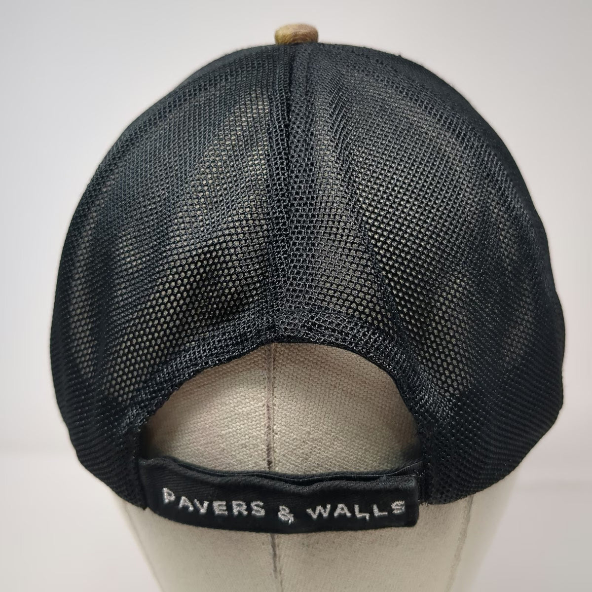 Unilock Pavers & Walls Baseball Cap Brown Camo OSFM Strapback Mesh Trucker Hat