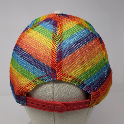 Team Pride Snapback Trucker Hat Multicolor OS Adjustable Mesh Back Spencer's