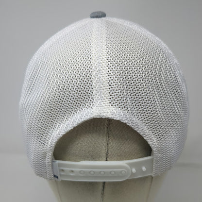 TravisMathew Trucker Hat White One Size Palm Tree Patch Mesh Snapback Golf Cap