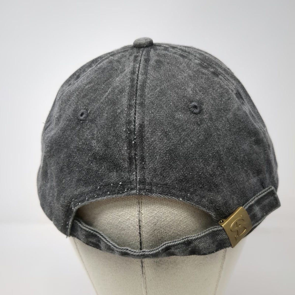 Youth Athletics St. Thomas USVI Palm Tree Gray Baseball Cap Hat OSFM Slideback