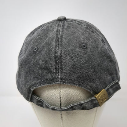Youth Athletics St. Thomas USVI Palm Tree Gray Baseball Cap Hat OSFM Slideback