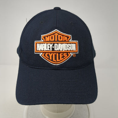 Harley-Davidson Motorcycles Fitted Baseball Cap Blue 7 1/2 American Needle