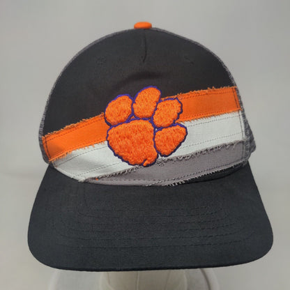 Clemson Tigers Snapback Mesh Back Trucker Hat Multi One Size Colorblock