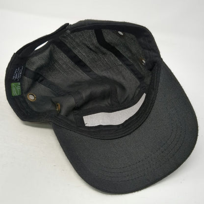 McDonald's 5 Panel Black Hat One Size Recycled Material Logo Strapback