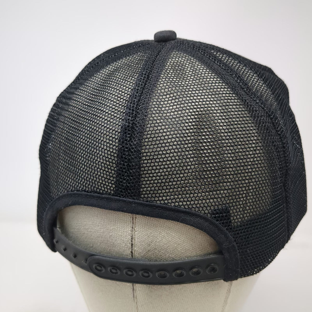 K-Products Trucker Hat Black Mercury Outboards Mesh Piping Snapback Vintage