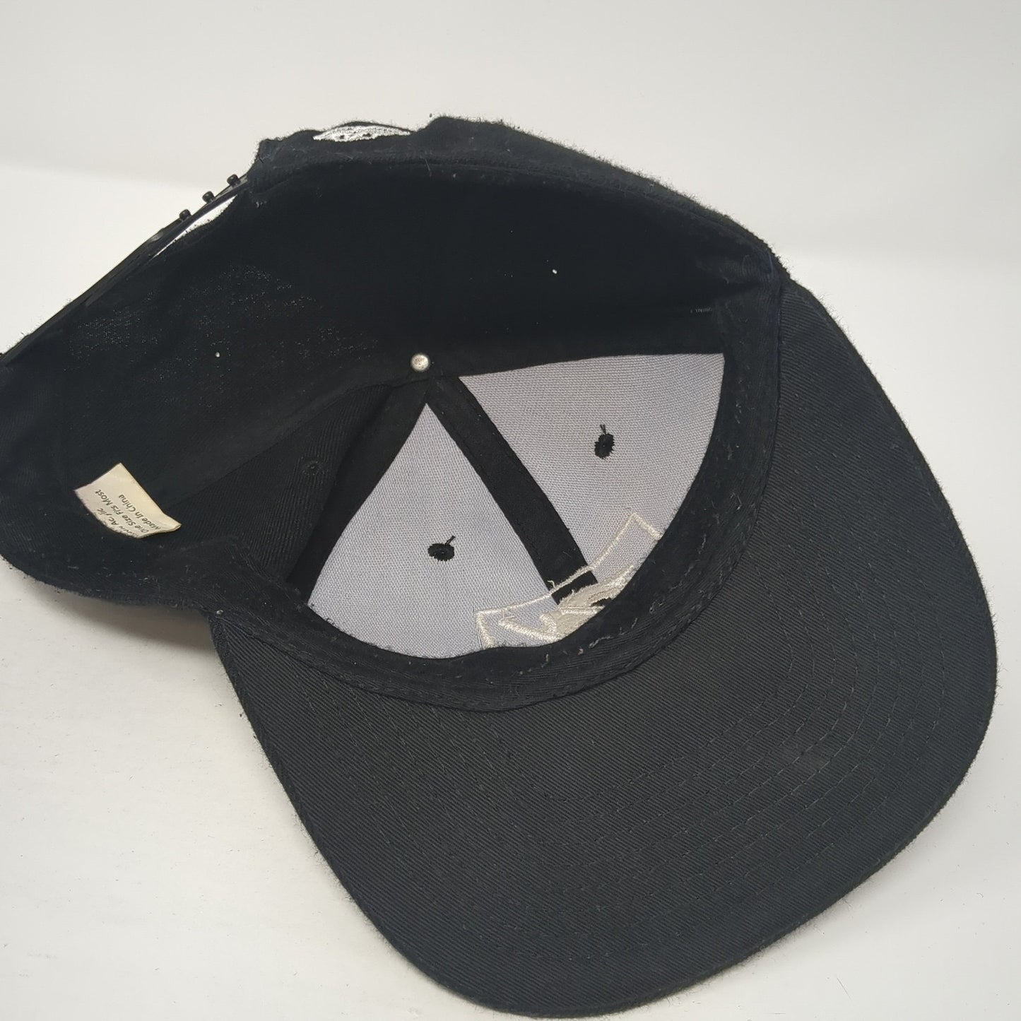Fly Snapback Hat Black One Size Adjustable Embroidered 6 Panel Outdoor