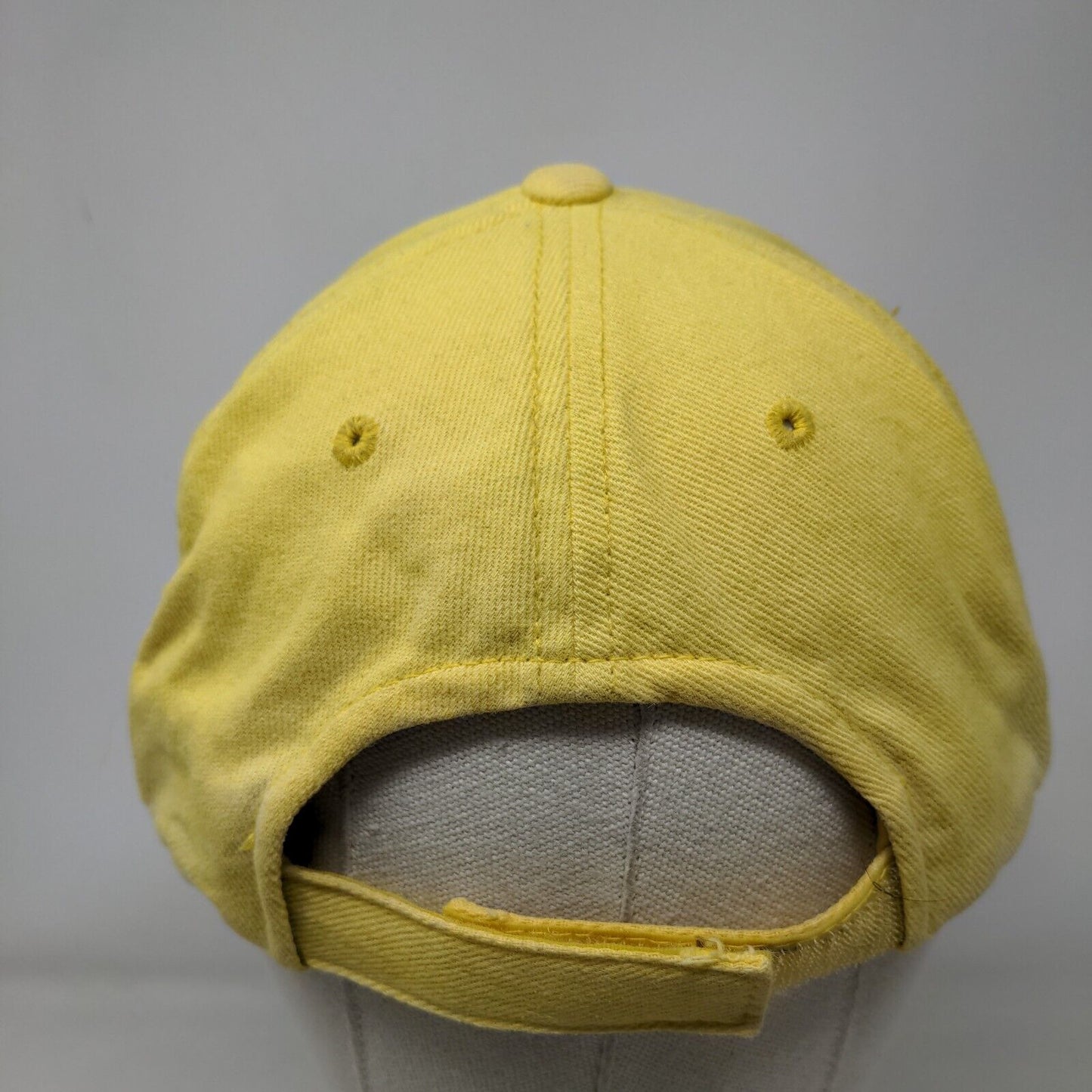 NAU Jacks Strapback Hat Yellow OSFA Adjustable Embroidered Russell