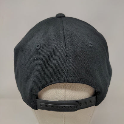 One Up Snapback Hat Black One Size Embroidered 110|One Ten Flexfit Tech Yupoong