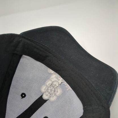CalEarth Strapback Hat Black One Size Adjustable Embroidered Hit Wear