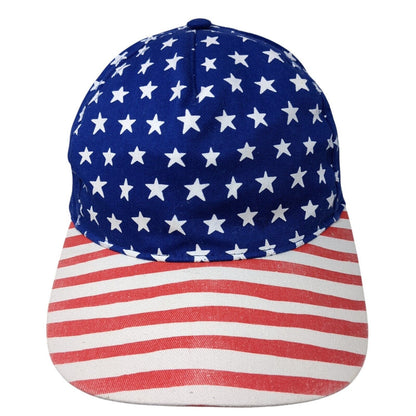 USA American Flag Snapback Hat Multicolor OSFA Adjustable Patriotic
