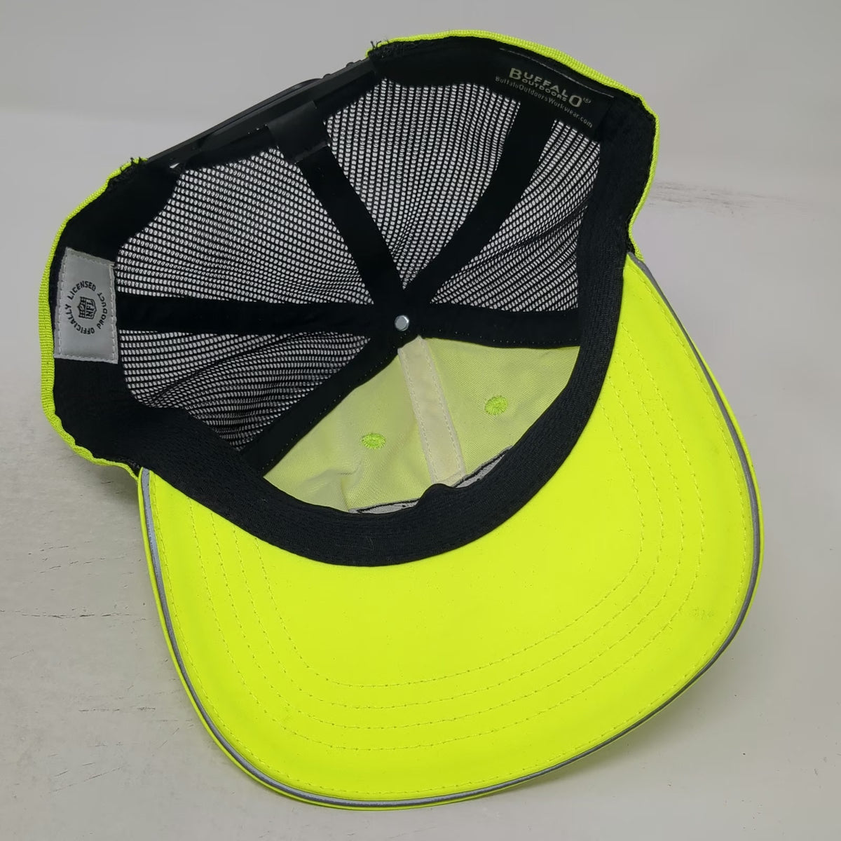 Buffalo Outdoors Kansas City Chiefs NFL Trucker Hat Green OSFM Reflective Mesh