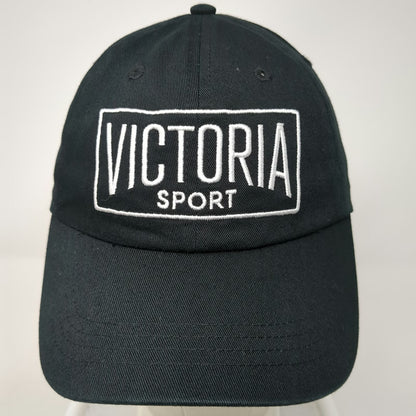 Victoria Sport Baseball Cap Black One Size Adjustable Embroidered Cotton Hat