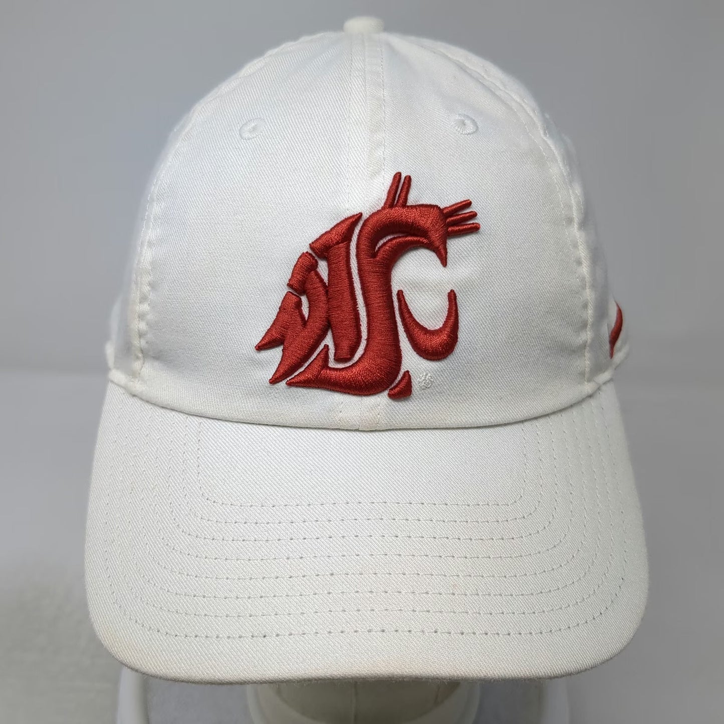 Washington State Cougars NCAA Nike Cap White One Size Dri-FIT Strapback Hat Logo