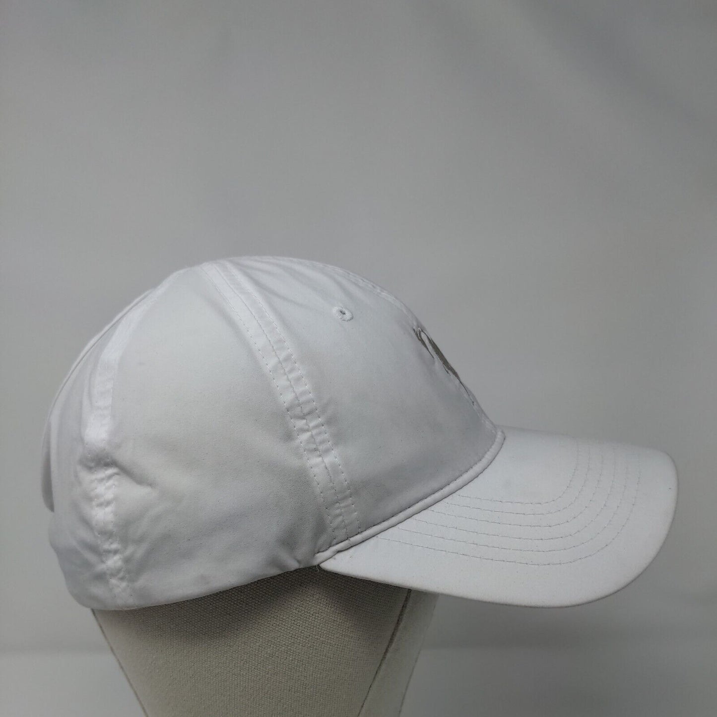 Callaway by Ponyflo Ponyback Strapback Hat White OSFA Adjustable Embroidered