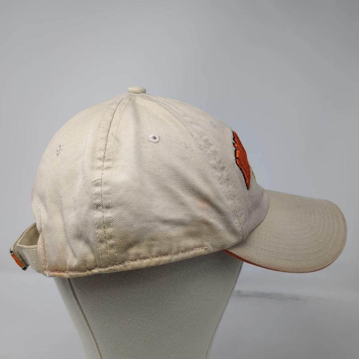 The Game Idaho State Bengals NCAA Beige One Size Hat Bengal Backer Embroidered