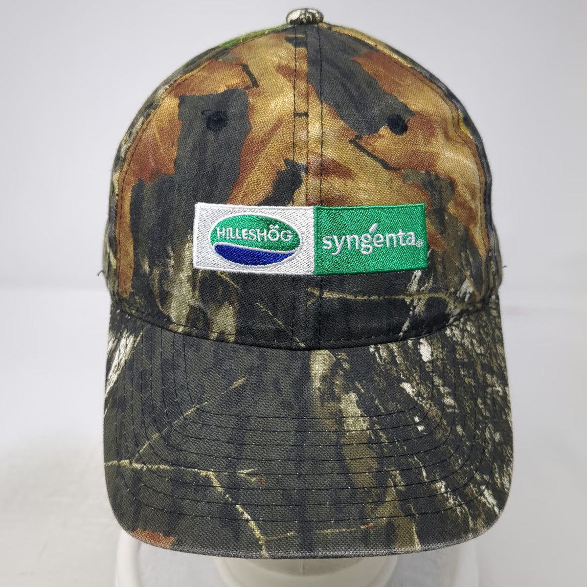 Port Authority Baseball Cap Green Camo OSFM Hilleshög Syngenta Strapback Hat