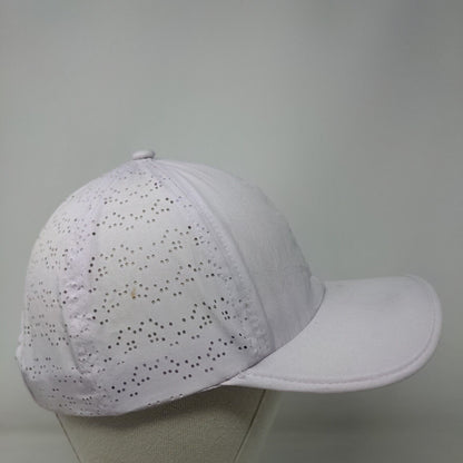 Unbranded Strapback Hat Purple One Size Adjustable Laser Cut 6 Panel