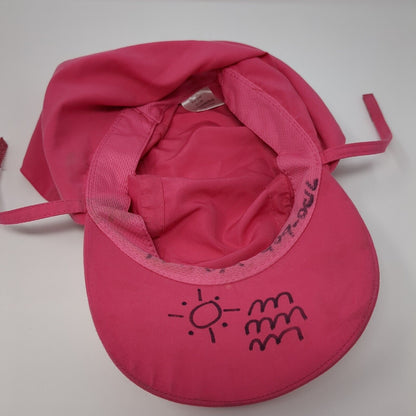 SunSkinz UV Protection Kids Trapper Hat Pink 1-6 Years Adjustable Embroidered