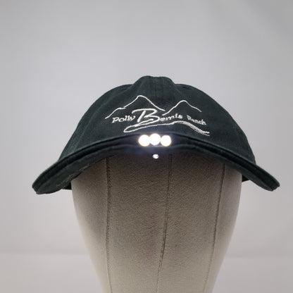 Polly Bemis Ranch Strapback Hat Black One Size Adjustable Torch Cap Outdoor Cap