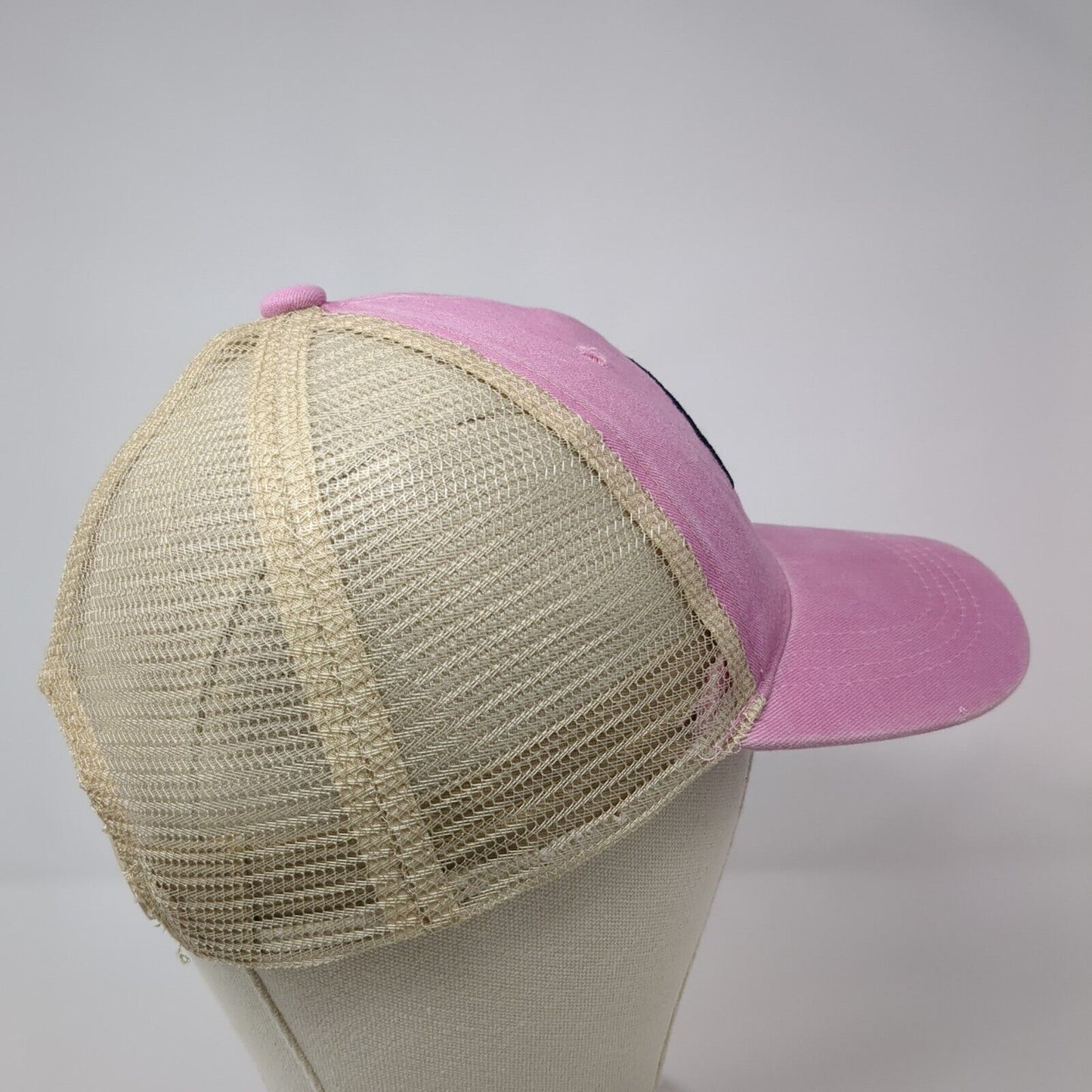 Key West Florida Dolphin Snapback Trucker Hat Pink OSFA Mesh Back