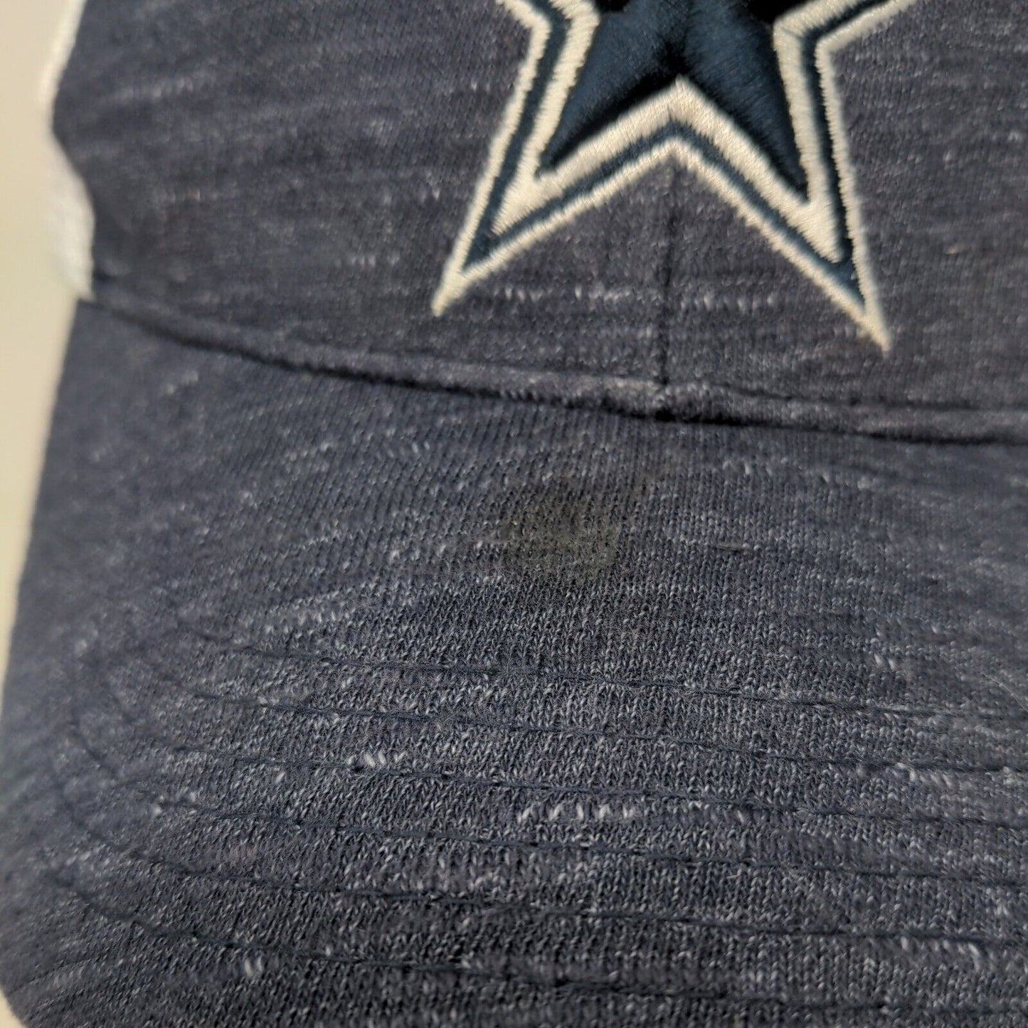 NFL Men's Dallas Cowboys Men's Fitted Mesh Back Hat Blue White Embroidered Logo