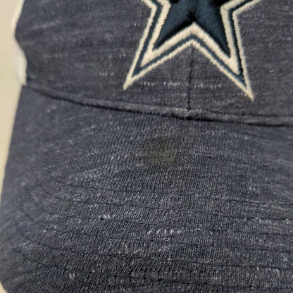 NFL Men's Dallas Cowboys Men's Fitted Mesh Back Hat Blue White Embroidered Logo