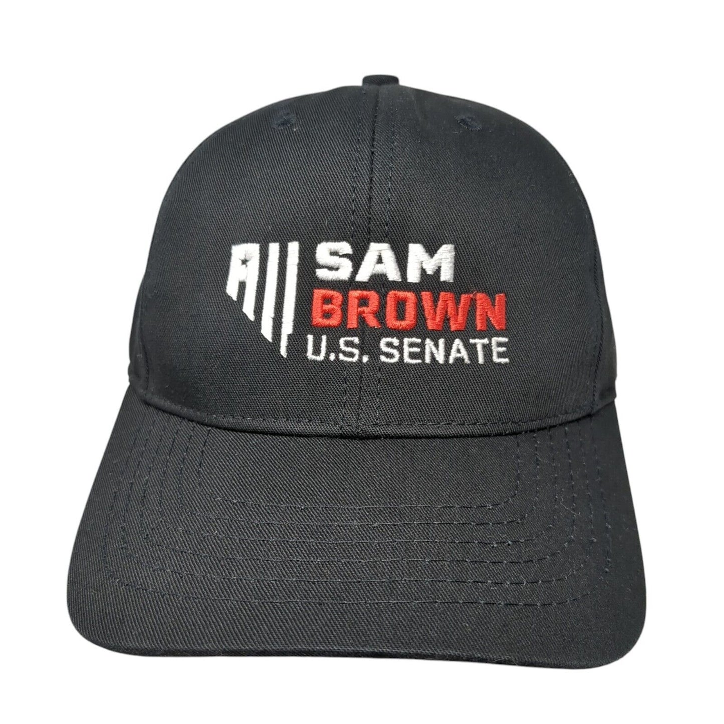 Sam Brown U.S. Senate Snapback Hat Black One Size Adjustable 6 Panel