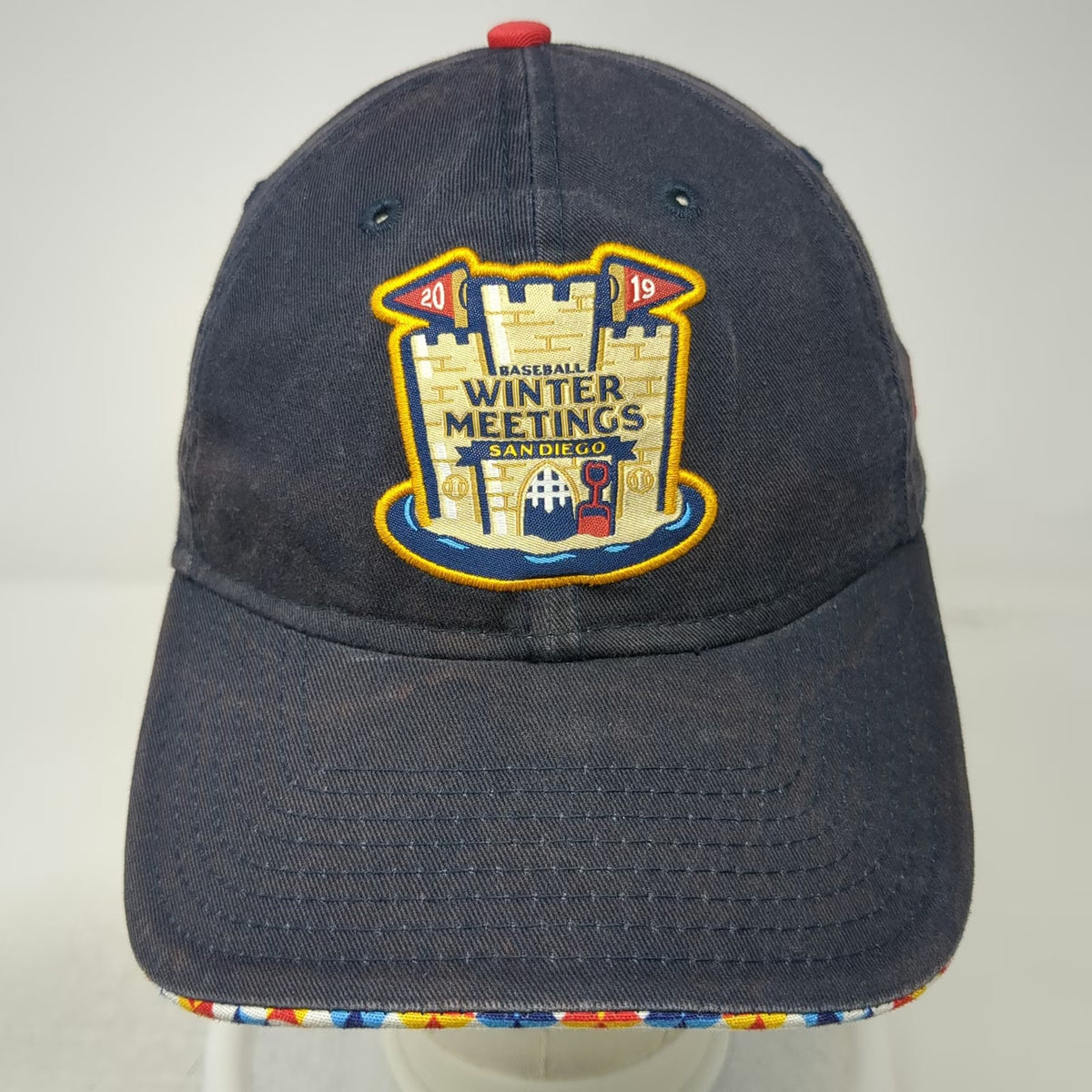 New Era MiLB Winter Meetings San Diego Blue OSFM Baseball Cap Patterned Brim Hat
