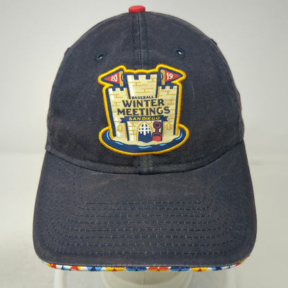 New Era MiLB Winter Meetings San Diego Blue OSFM Baseball Cap Patterned Brim Hat