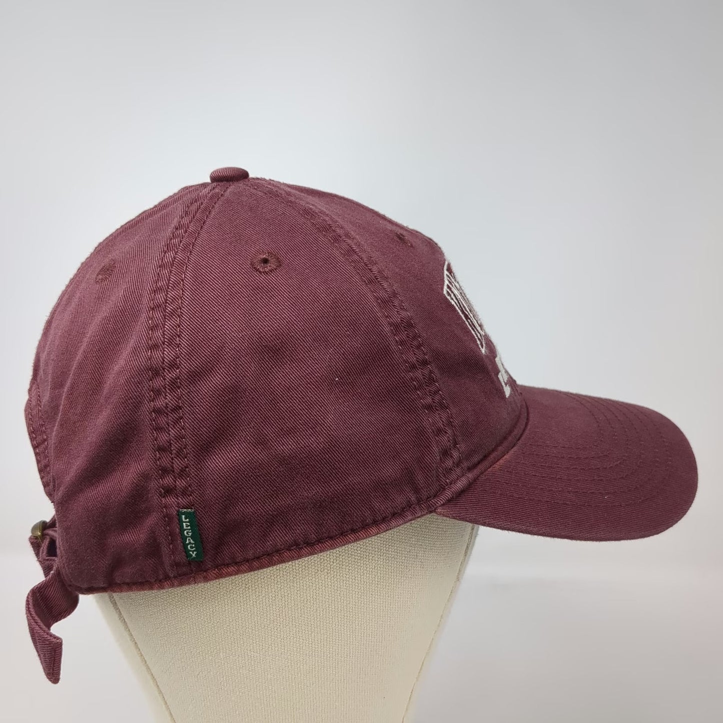 Legacy Baseball Cap Red One Size Kutztown University Grandpa Strapback Hat