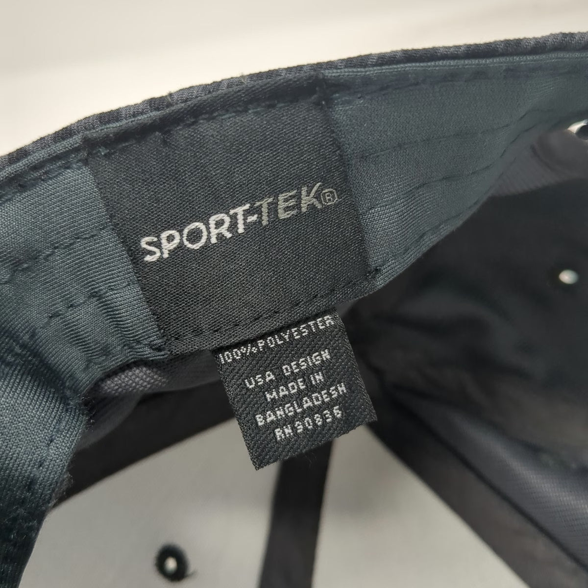 Sport-Tek Baseball Cap Gray One Size Fresca Logo Mesh Back Strapback Hat Hex